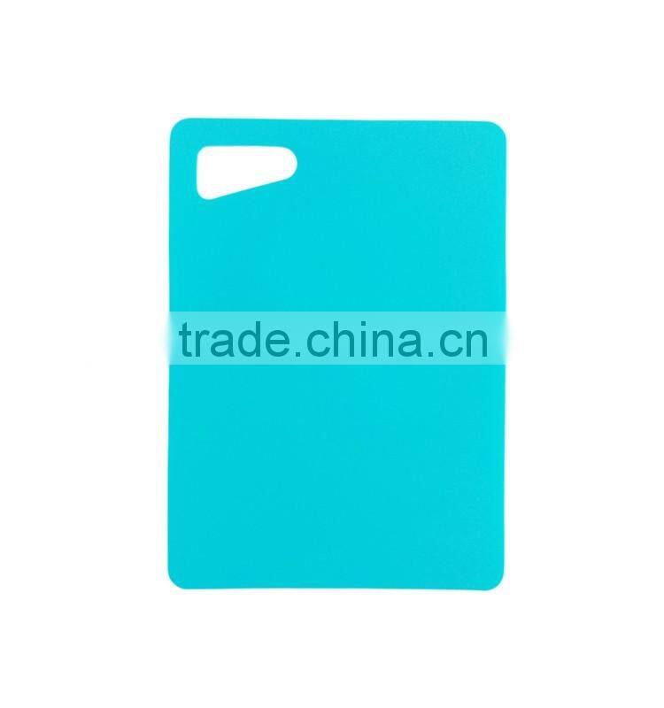 2016 new design flexible board cutting thin cutting board anti slip cutting mat set
