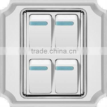 3 -10 Gang Switch with 2 Pin Socket