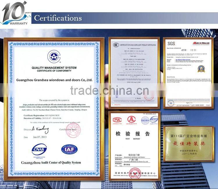 modern aluminium double glazed sash windows for kitchen