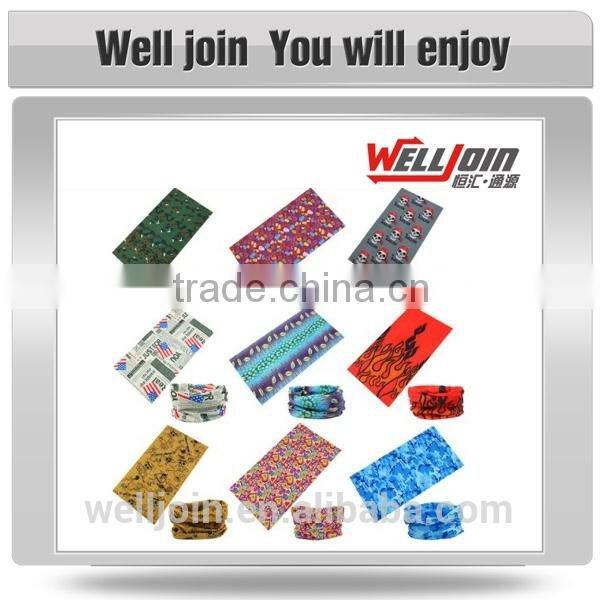 Promotional Printed Logo Custom Seamless Tubular Multifunctional Bandana
