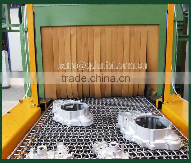 Wire mesh belt shot blasting machine