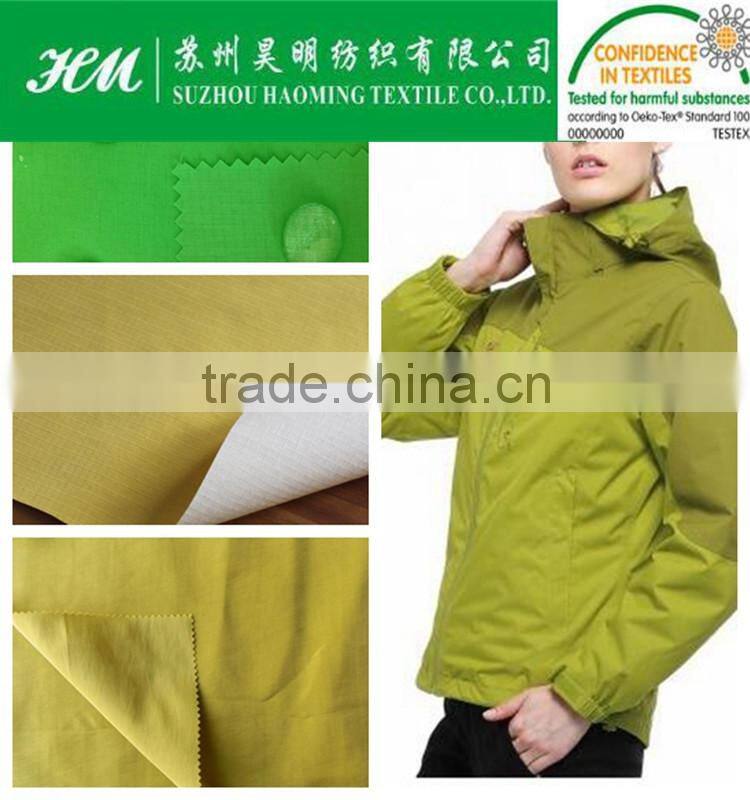 ECO-TEX 40d nylon ripstop pu coated
