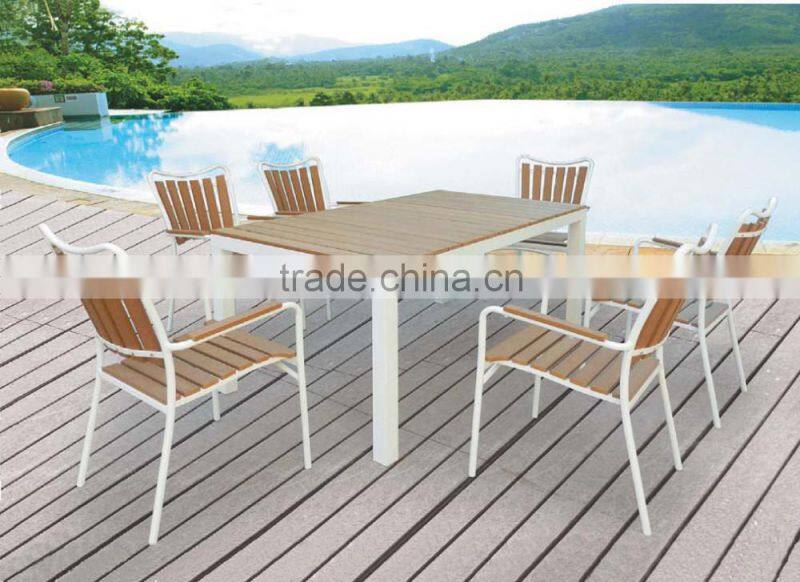 cheap outdoor dinning table set with chairs