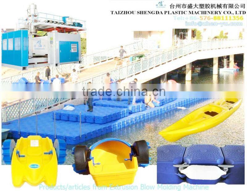machine makes plastic pontoon