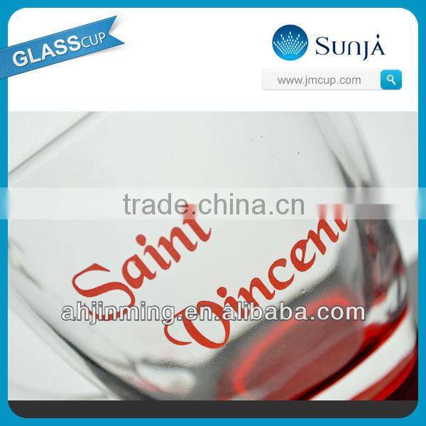 SH07 home use glass milk cup hot sale colored handle milk glass mug
