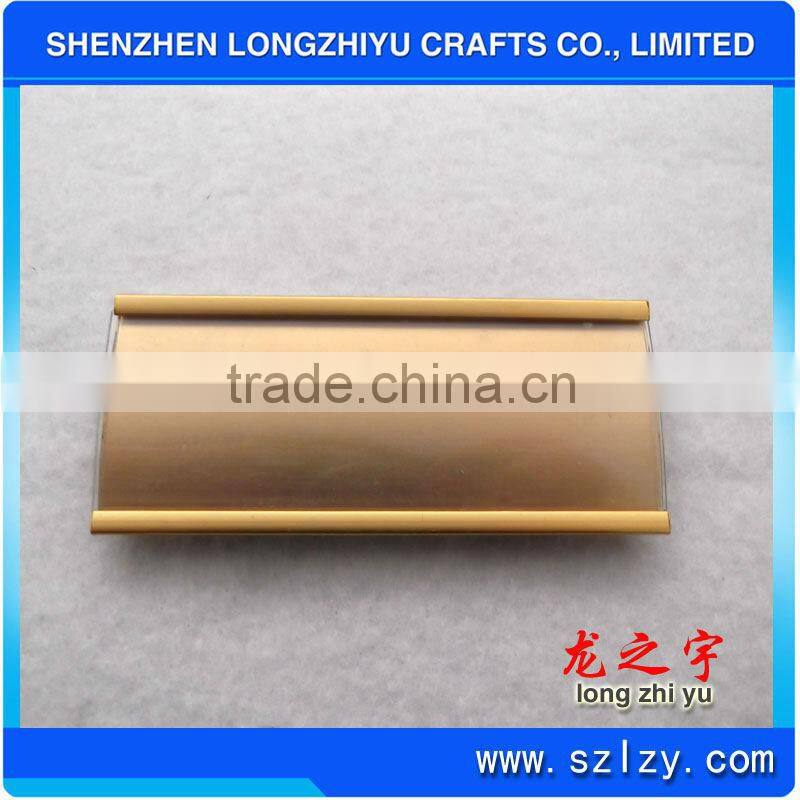 Newest Design Personalized Fancy Acrylic Name Badge,OEM Metal Tag For Hotel Staff