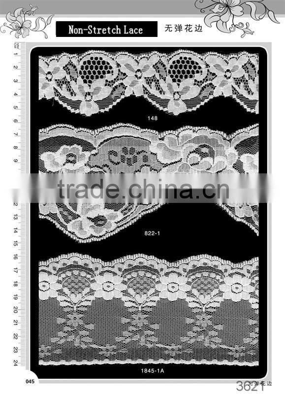jacquard non stretch lace for bag machine