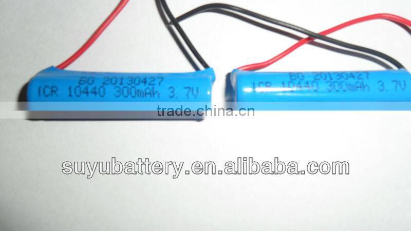 10440 300mAh 3.7V AAA Li-Ion Battery