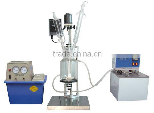 1L-100L Cylindrical double glass reactor