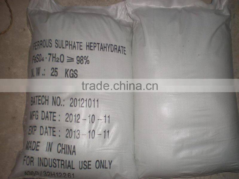 best sales Ferrous Sulfate Water Treatment Industrial Grade 98%min