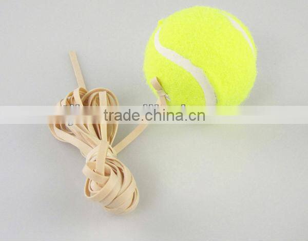 High quality rubber tennis ball with string