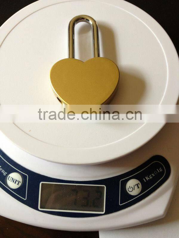 AJF 45mm heart love lock customize love Padlock