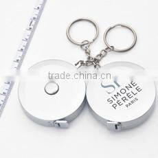 Long Distance Green ABS Case Fiberglass Tape Round Retractable 10 Meter Tape Measure With Hand Crank