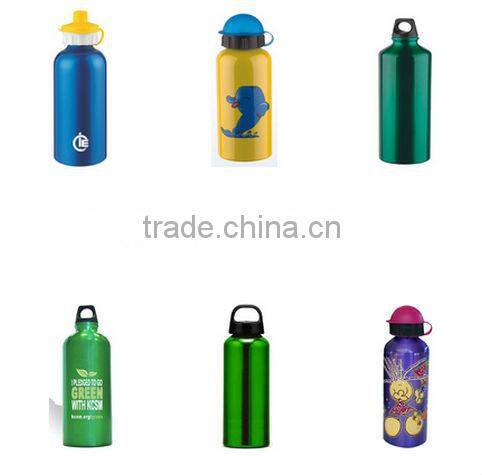 FDA Approved Water Bottle, Aluminum Sport Water Bottle BPA Free for 350ml 500ml 600ml 750ml 800ml 1000ml