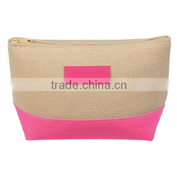 Promotional Allure jute Cosmetic Bag/makeup bags