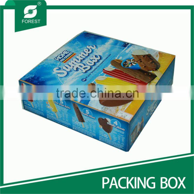 COLOR PACKING BOX FOR ICE CREAM