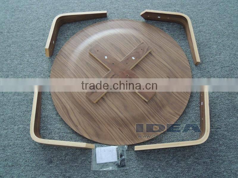 Replica Charles Plywood Coffee Table - Walnut