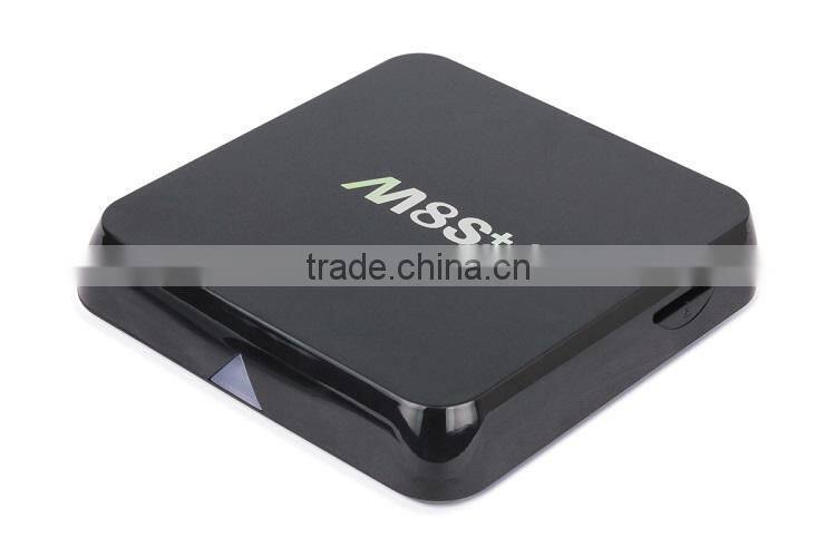 2016 popular home entertrainment tv box android theater tv box M8S Plus M8S+ has high end performance dual band wifi Gigabit