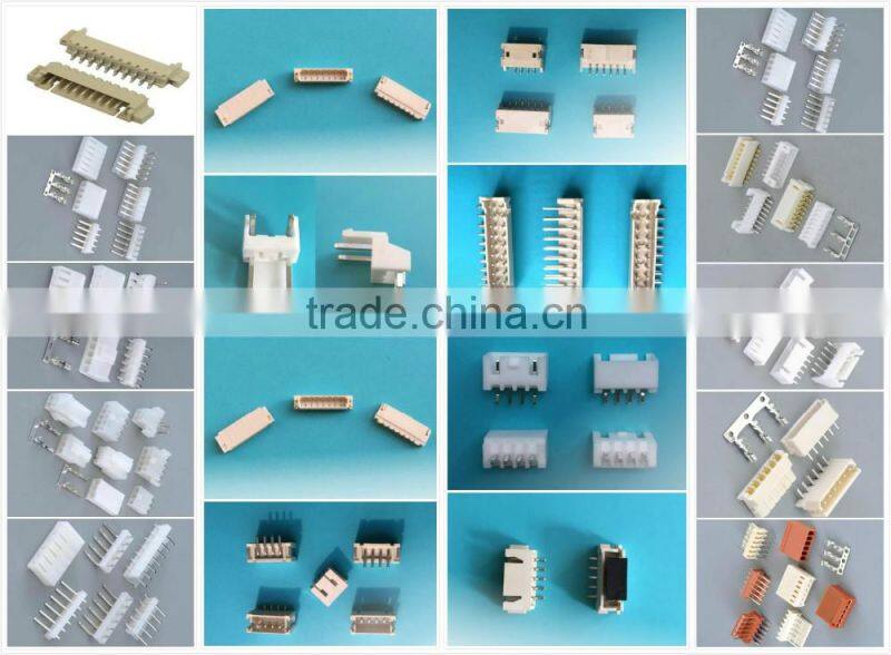 electron component IC VH3.96mm pitch 2p 3p 4p 5p 6p 7p 8p to 15p white SQ pin THT DIP Needle base connector WAFER Connector