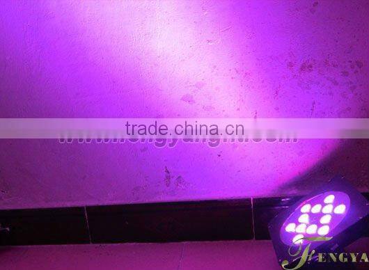 HOT!!!12pcs 4 in1 RGBW 10W led par light flat FY-125A