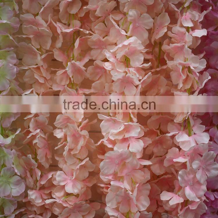 Wisteria Wedding Artificial Flower Wall Wholesale silk flower wall decoration