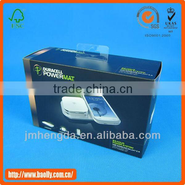 New Design Fashion Foldable Gift Package Box With Plastic Hook