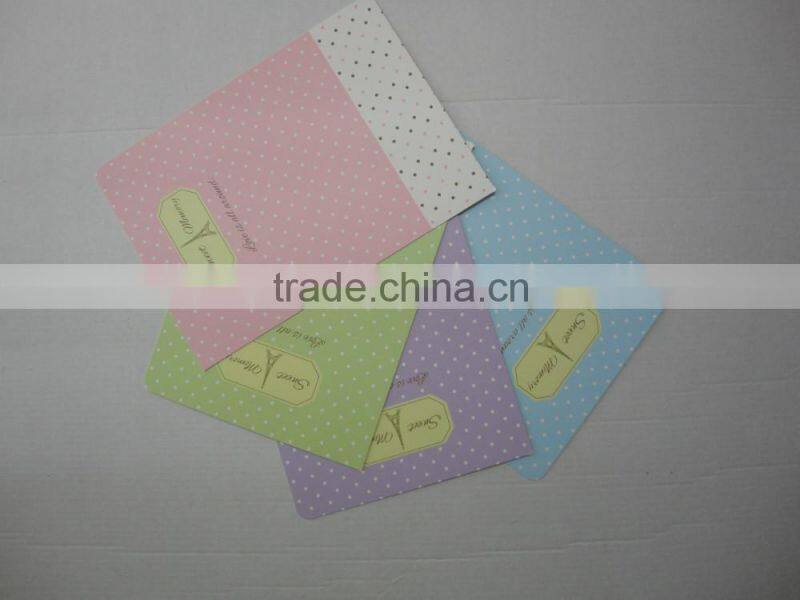 fashion design printed paper pad for writing