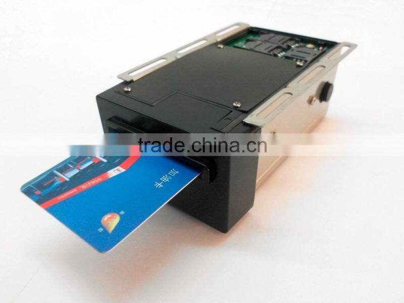 IC RFID magnetic motorized card reader for ATM