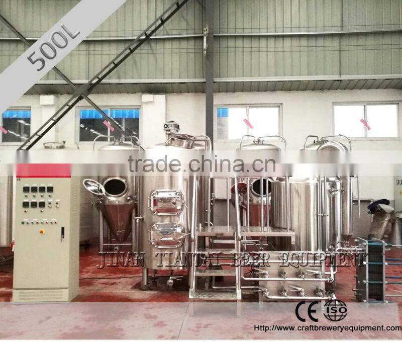 1500 L craft stainless steel beer making system cost