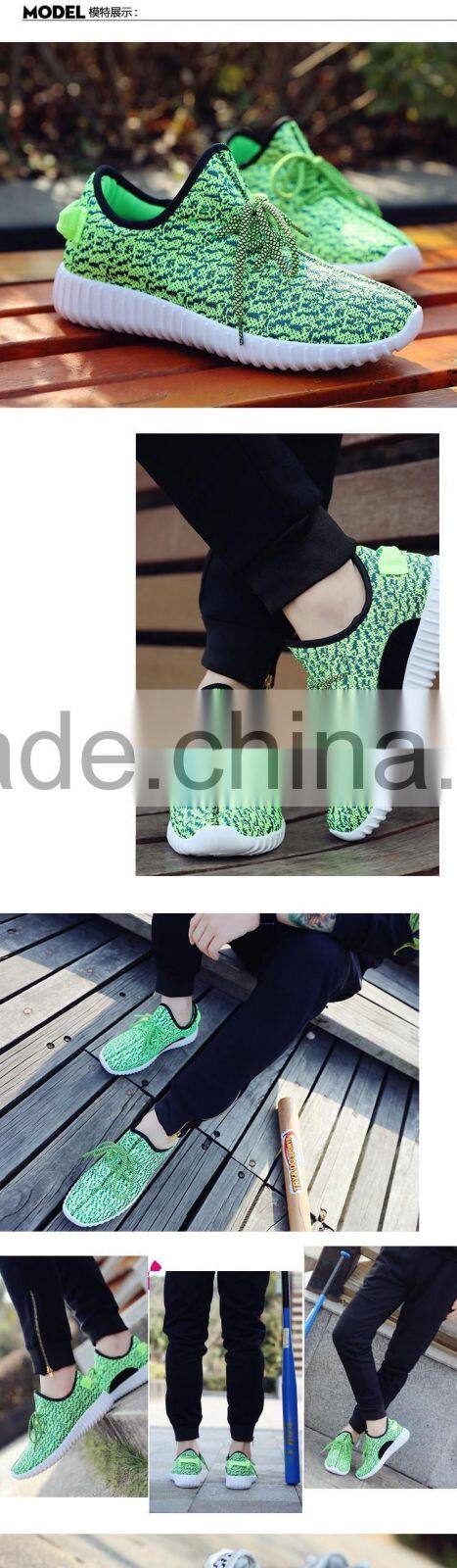 2016 New Style Colorful Running Sport Shoes Women And Man LED Light Shoes
