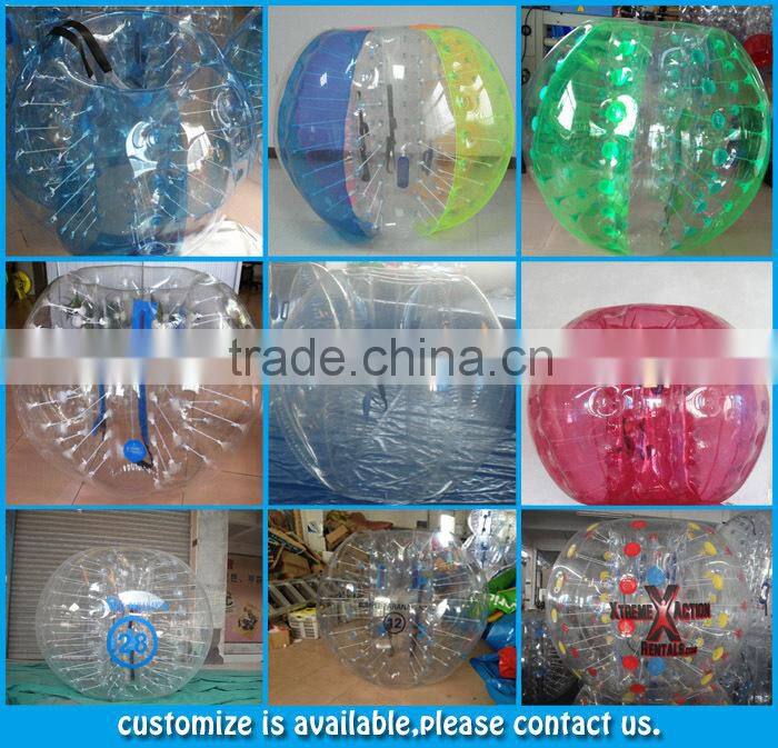 Hot Sale!!!soccer bubble ,outdoor soccer bubble ,inflatable human bumper ball