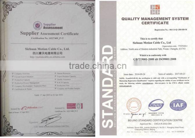 ACSR aluminum conductor steel reinforced aerial insulated cable