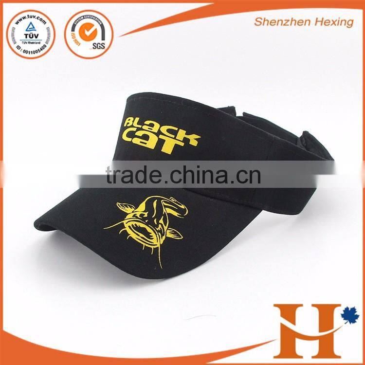 Cool fashion transparent visor cap wholesale golf visor hat