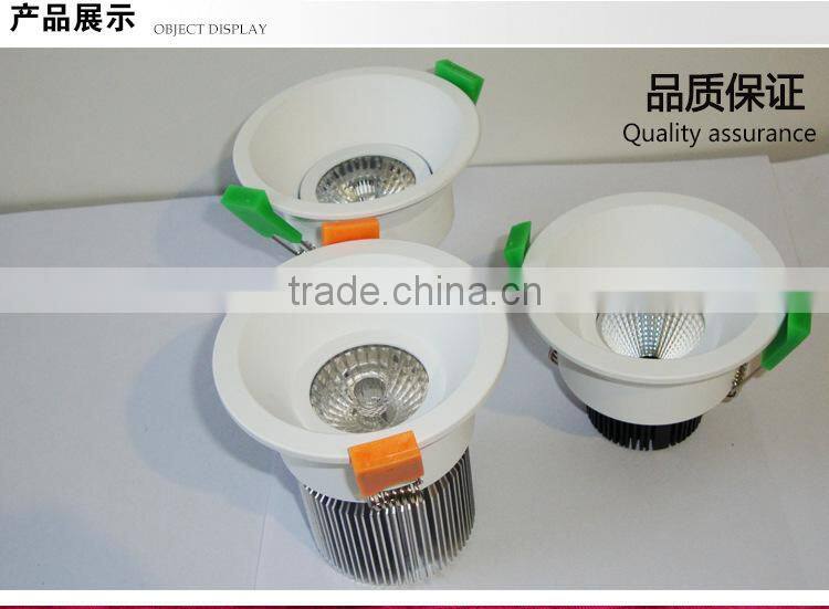 13w led dimmable downlight in factory price with SAA C-tick for shop 12w cob led downlight for kitchen trimless led downlight