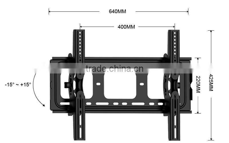 30"-63" Tilting cold rolled steel flat tv mount,led tv wall mount bracket