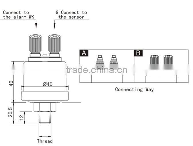 High quality Mechanical Pressure Sensor