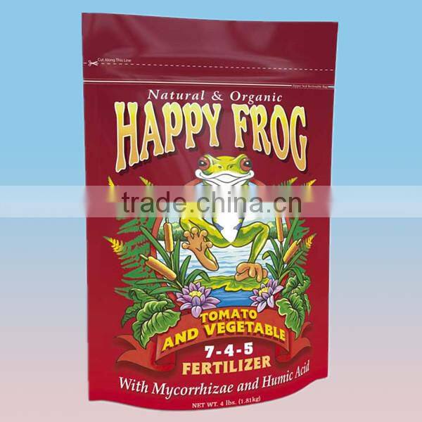 fertilizer packaging design plastic zip lock bag