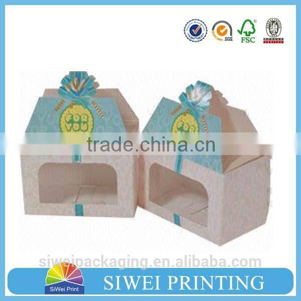 fashion decorative customize paper cake box