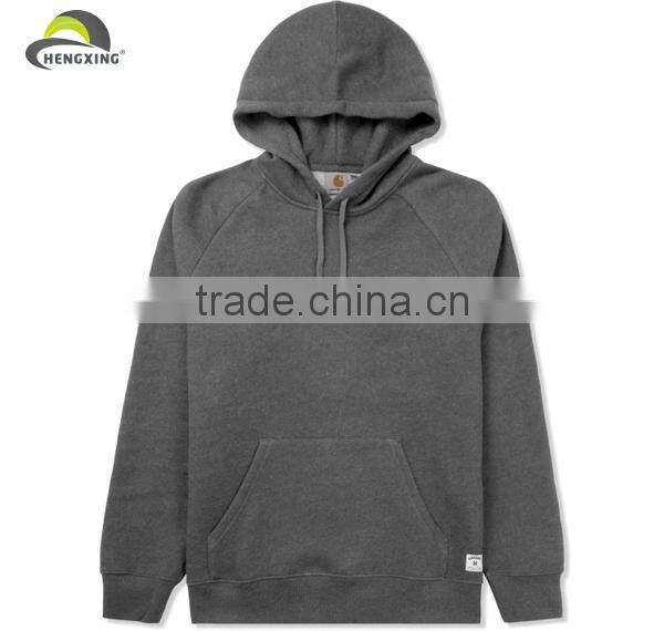 Custom high quality men plain hoodies