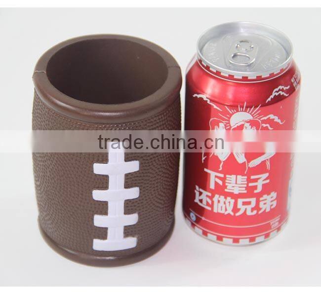 PU Foam Can Coolers Stubby Holder,Football Can Cooler