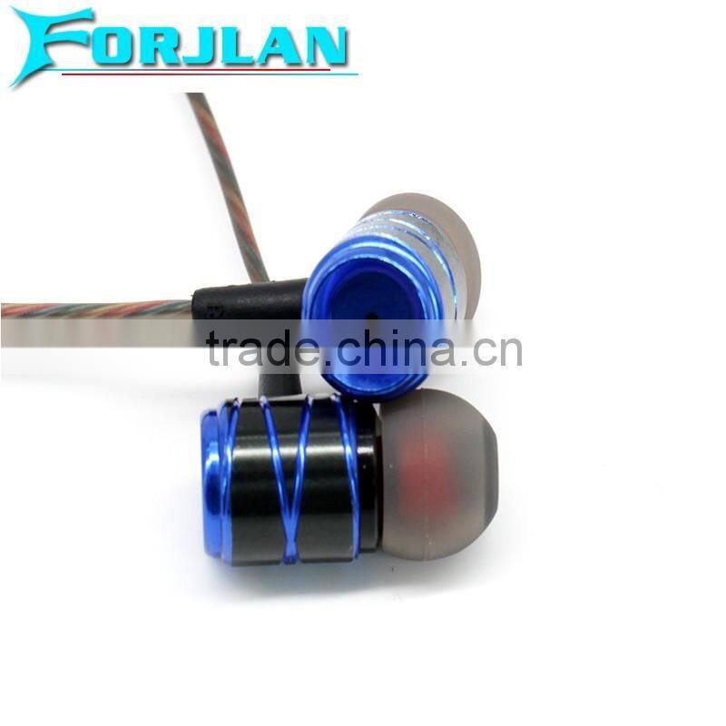 hot selling handfree earphone wired earbuds stereo 3.5mm