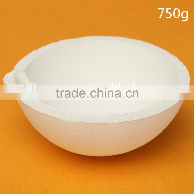 Fused Silica Quartz Ceramics Crucible For Melting Metals