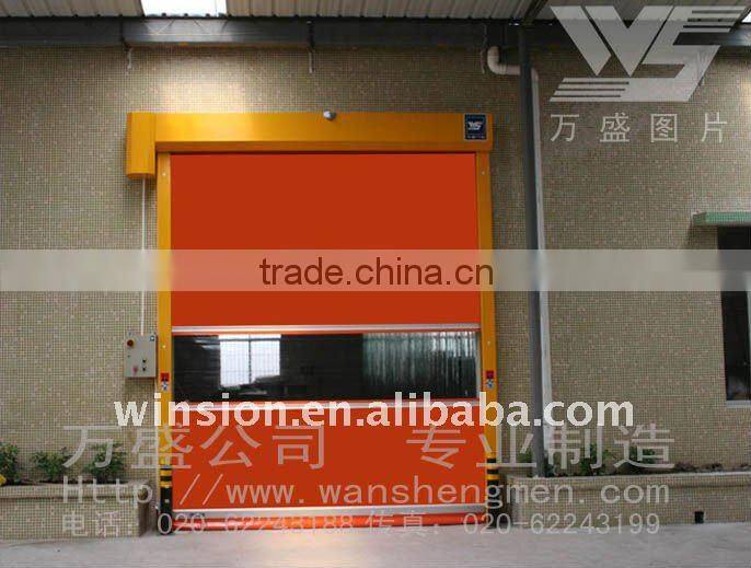 Warehouse pvc roll up door