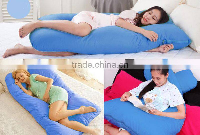 27 Colors Retail 100% Polyester Comfortable Body Pregnancy Pillow