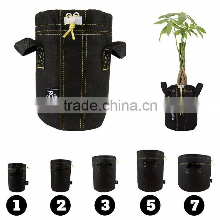 Improving Drainage 65 Gal Garden Felt Grow Bags