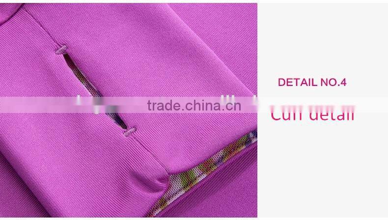 2016 wholesale OEM women fashional sport jacket/high spandex jacket