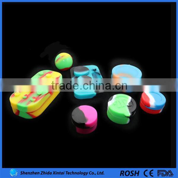 Eco-Friendly Reusable 7ml Silicone Wax Container