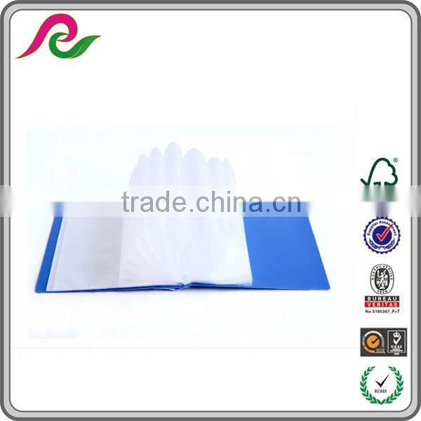 Waterproof plastic file folder sheets