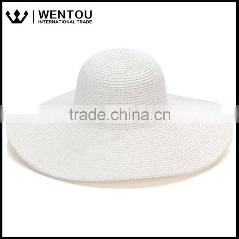 Monogrammed Floppy Straw Hat