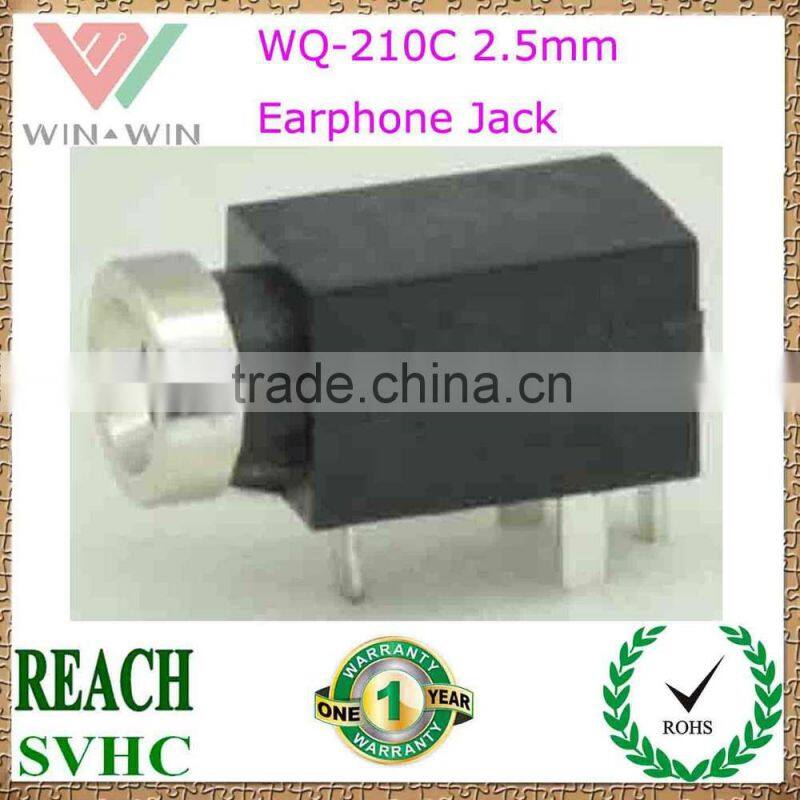 WQ-207 2.5mm DIP earphone jack